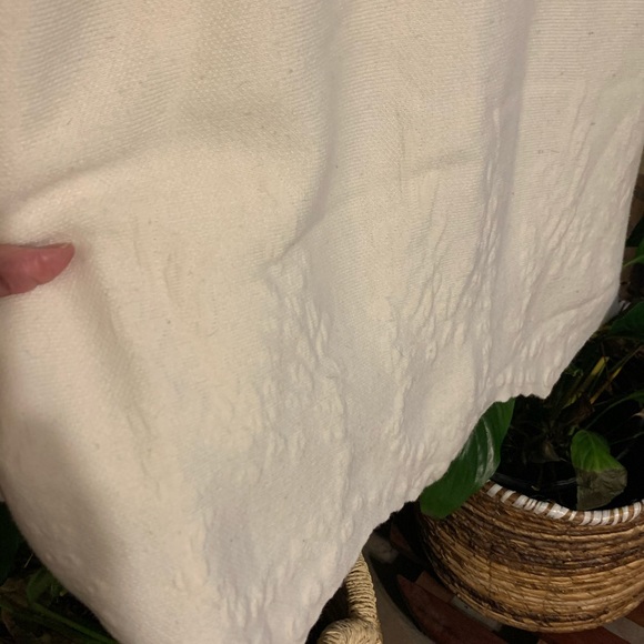 Sz M Boho Ivory J.O.A Los Angeles ZigZag Hem Sweater - Picture 6 of 9